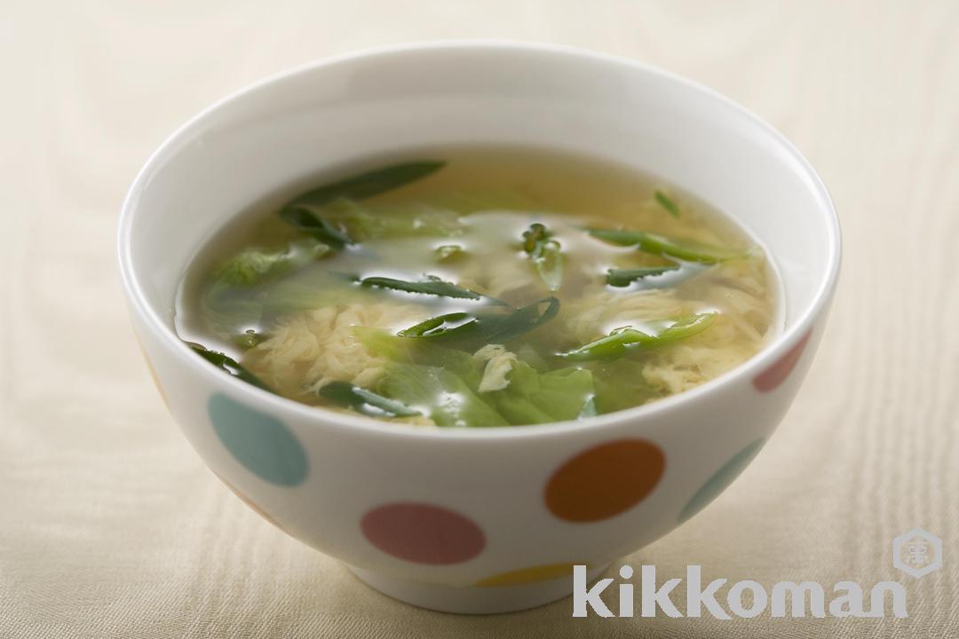 中華風レタススープ