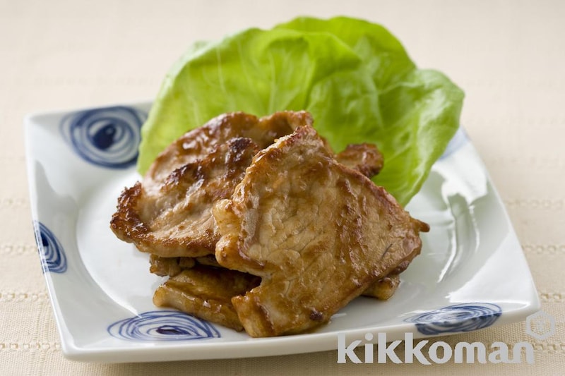 豚肉のてり焼き ピーナッツ風味