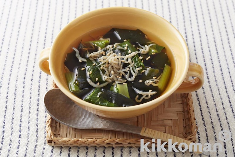 わかめとじゃこのスープ
