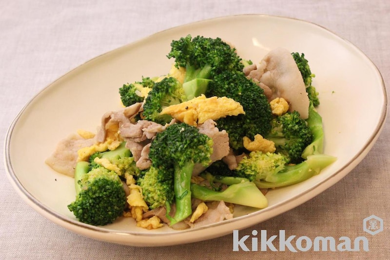 ブロッコリーの香ばしチャンプル