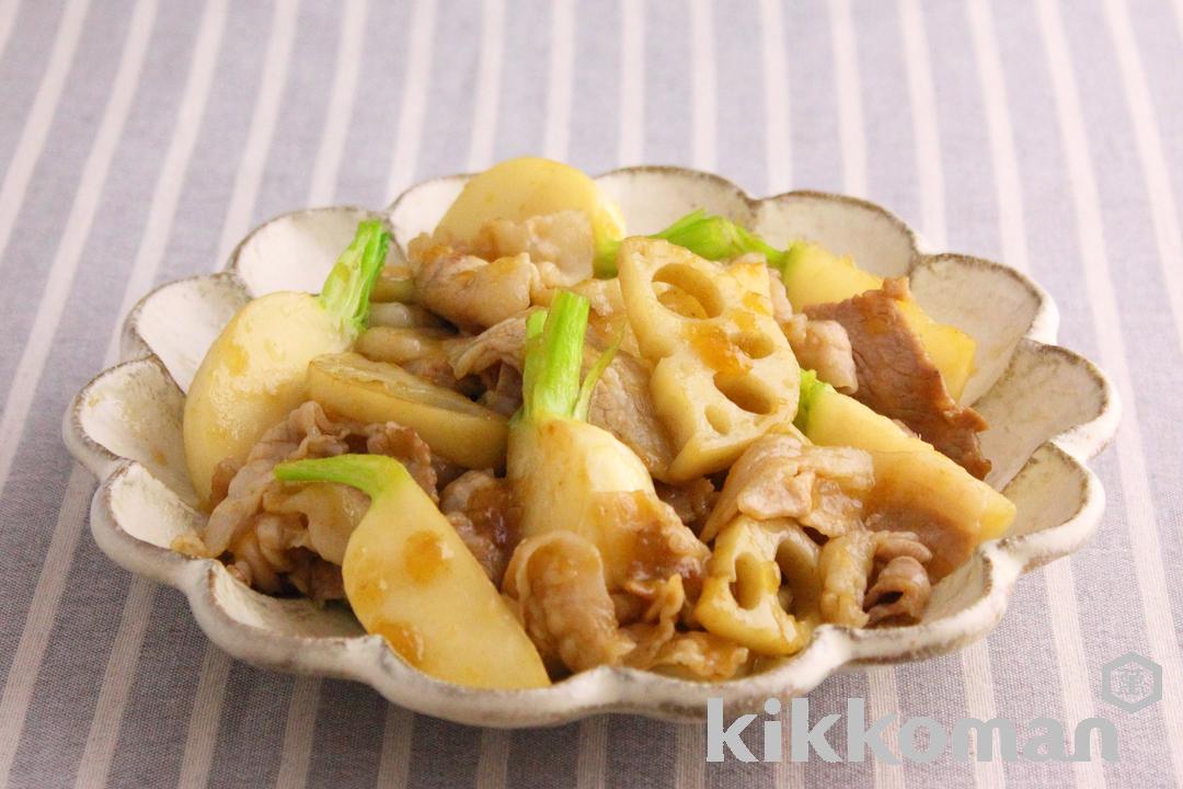 豚肉と冬野菜のみぞれ煮(うちのごはん使用)