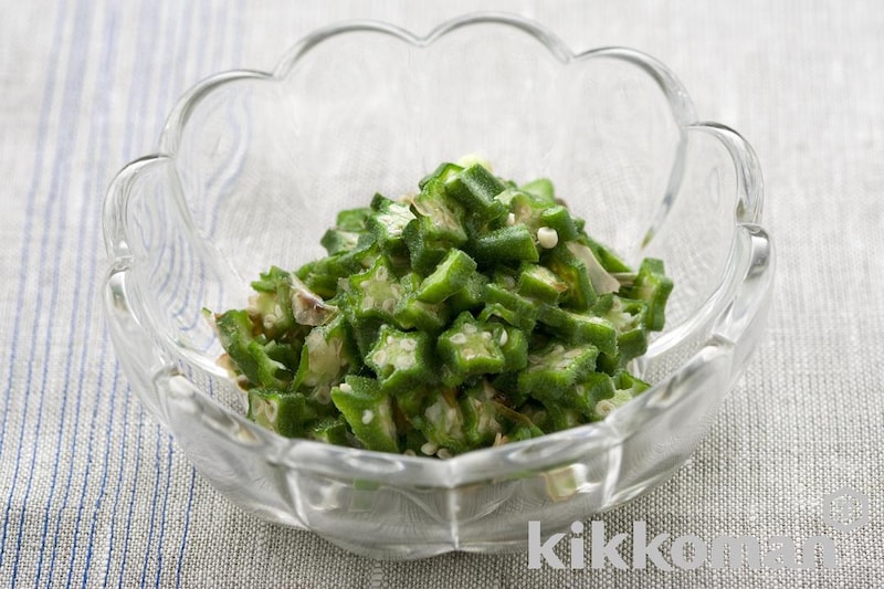 オクラのぽんず(ぽん酢)和え【簡単おつまみ副菜】