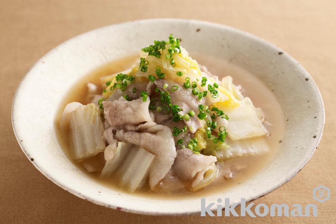 豚のくずうちと白菜の旨煮(賛否両論 笠原氏)