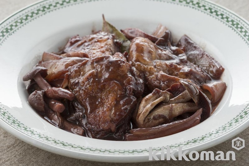 鶏肉の赤ワイン煮(手軽につくる本格味)
