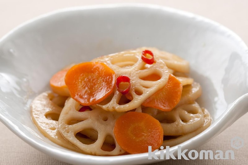 れんこんとにんじんのきんぴら(金平)【人気の定番和副菜】