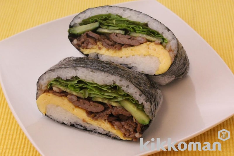やみつき焼肉おにぎらず(濃厚だれ使用)