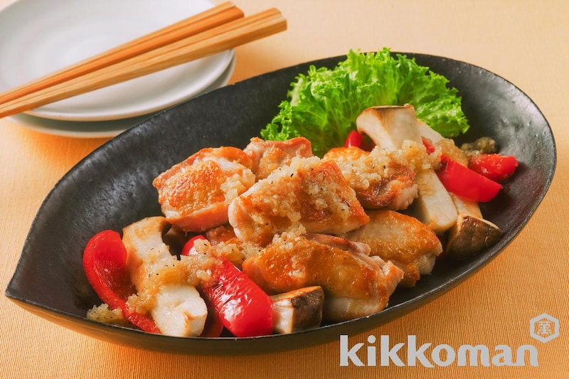 鶏と野菜のねぎ塩ソテー(香味野菜たっぷり塩だれ使用)