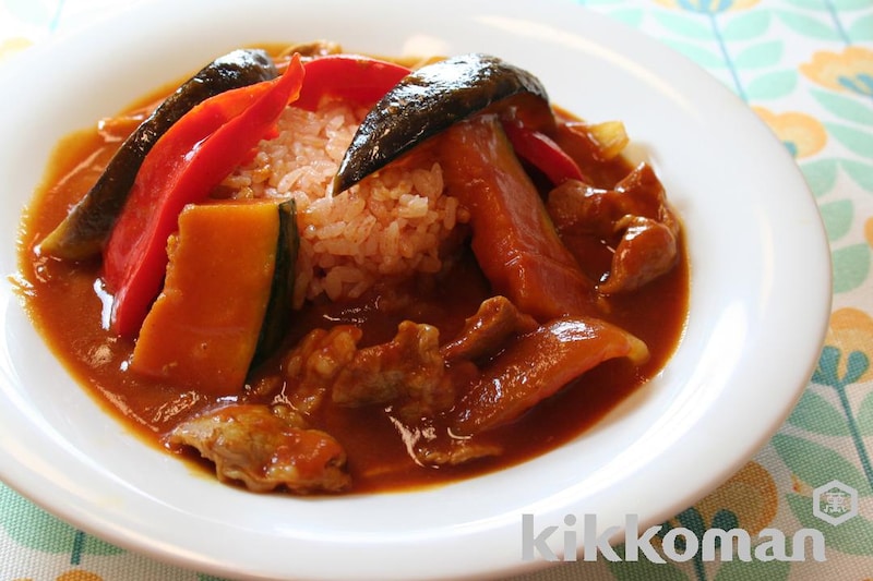 トマトの夏野菜カレー
