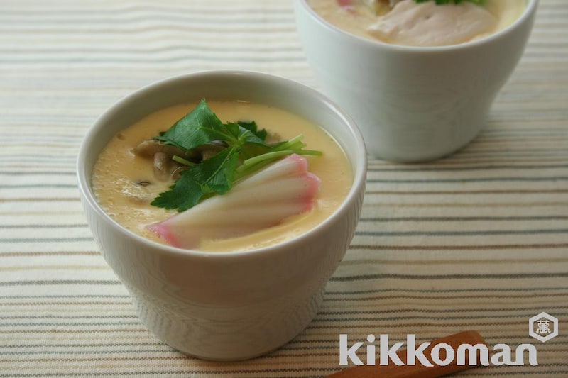 フライパンで簡単!茶碗蒸し【白だしで味付けぴたり】