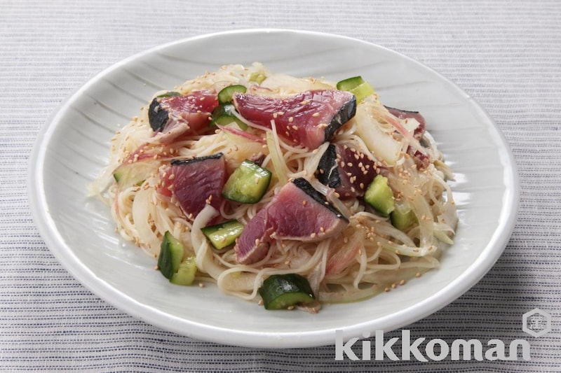 香味野菜たっぷりかつおのたたきそうめん(賛否両論 笠原氏)