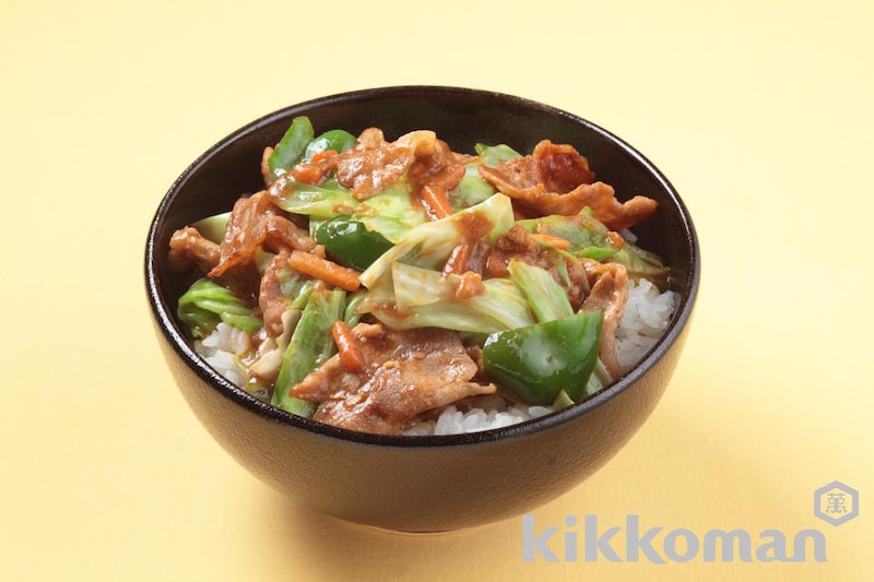 キャベツのごま味噌丼(うちのごはん使用)