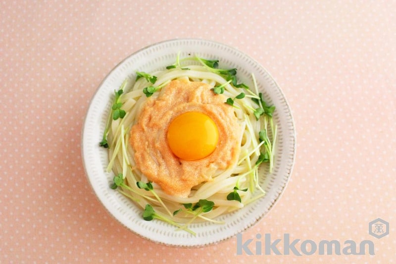 明太マヨだしかけうどん