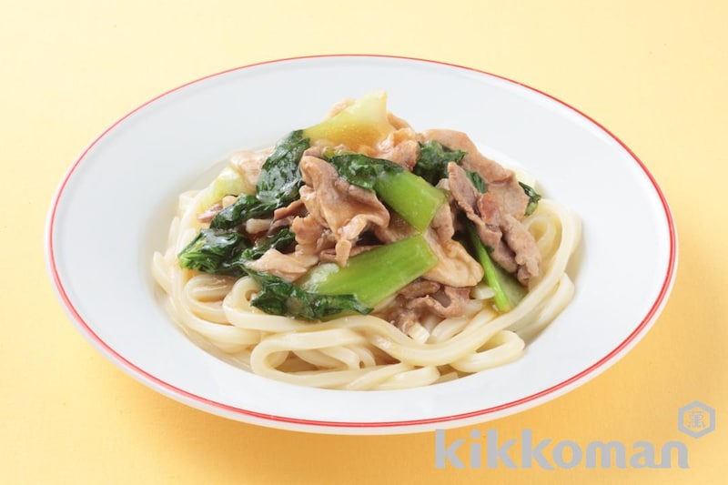 豚こまあんかけうどん(うちのごはん使用)