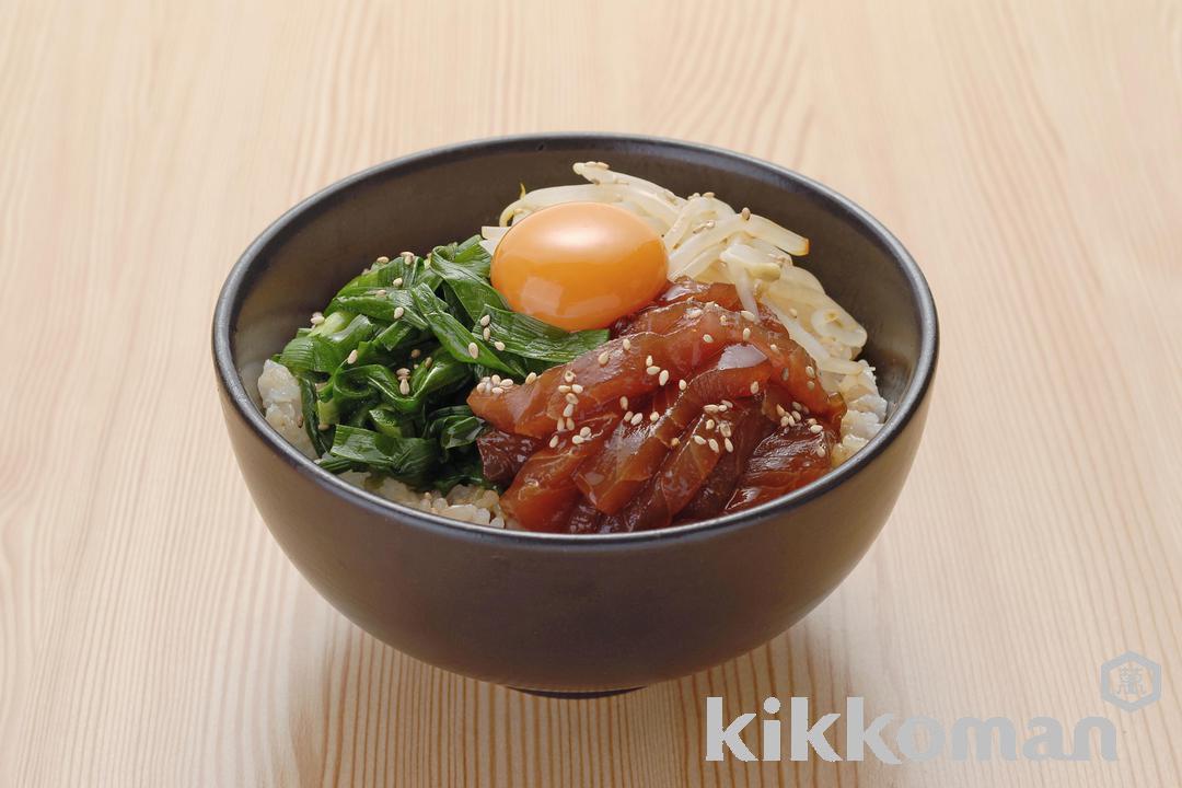 まぐろのユッケ風づけ丼