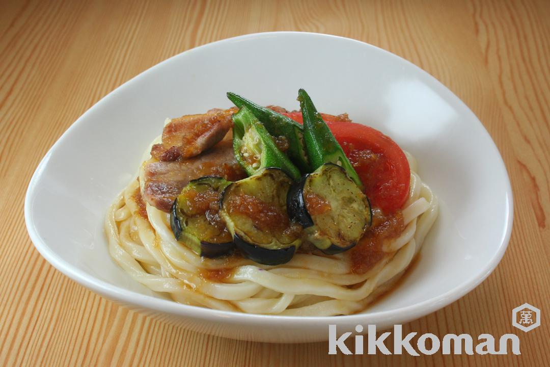 豚と焼き野菜の冷やし麺