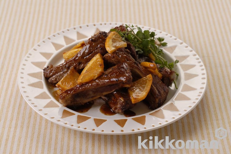 オレンジスペアリブ(てりやきのたれ使用)