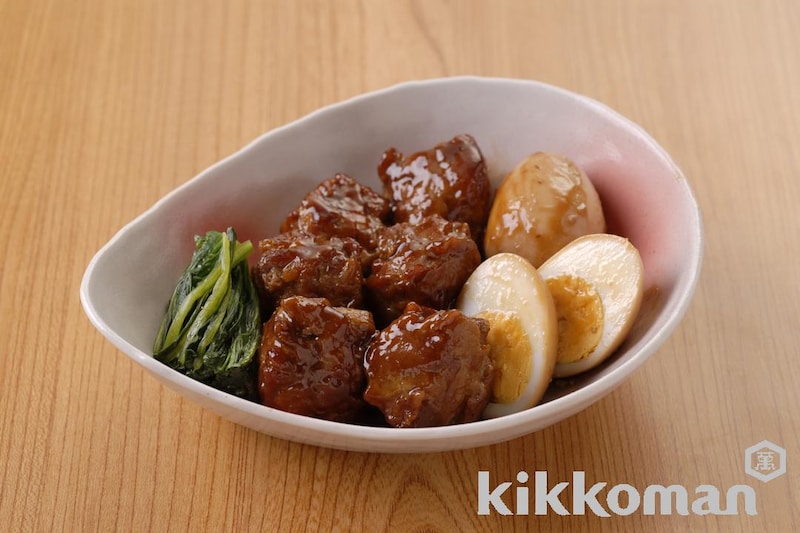 パパッと簡単!豚こま角煮(てりやきのたれ使用)