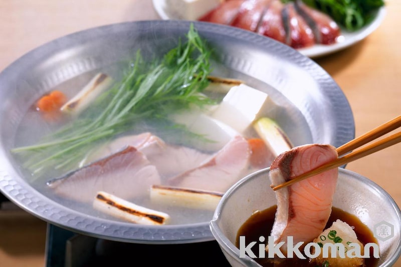 ぶりのおろししゃぶしゃぶ(昆布だししょうゆ使用)