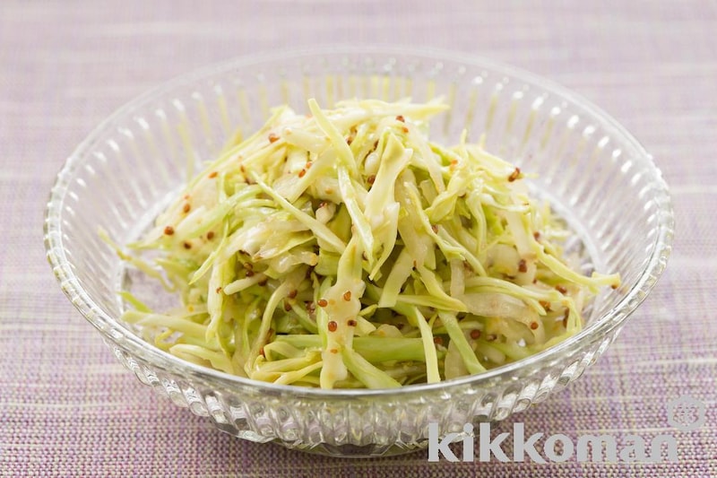 キャベツの粒マスタードサラダ【いくらでも食べられる人気味!】