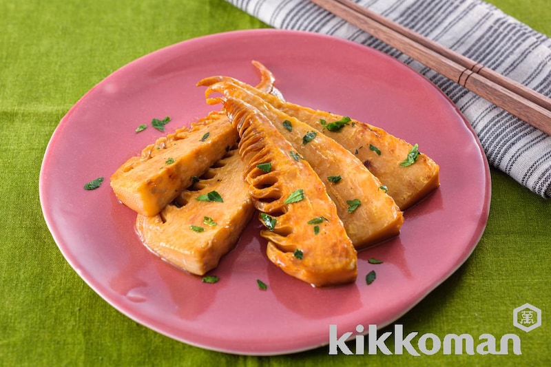 たけのこのバターしょうゆ焼き【人気メニュー・水煮でも】