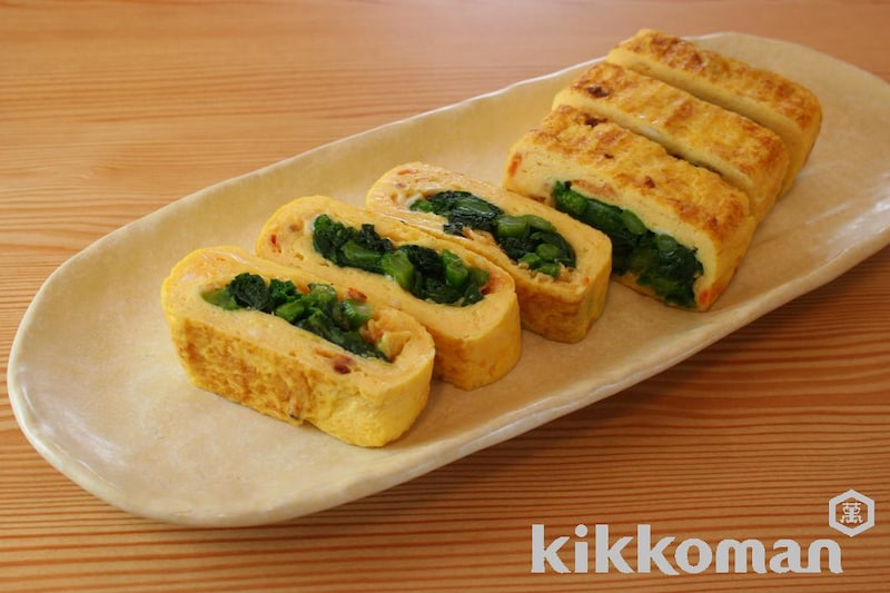 春の香りだし巻き卵(香り白だし使用)