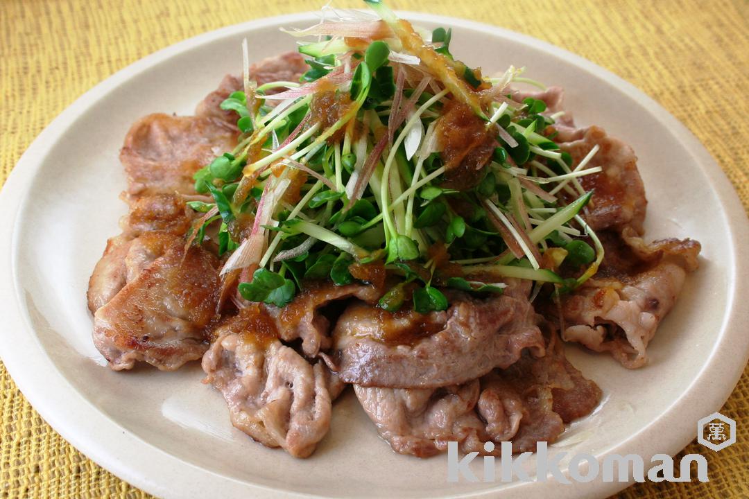 夏の香味野菜焼肉サラダ