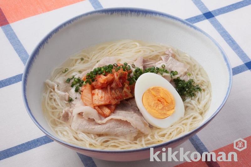 冷やし豚キムチそうめん(賛否両論 笠原氏)