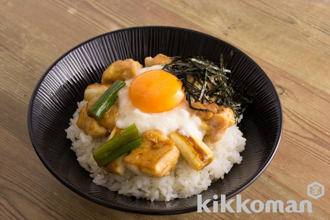 甘辛鶏ねぎ丼