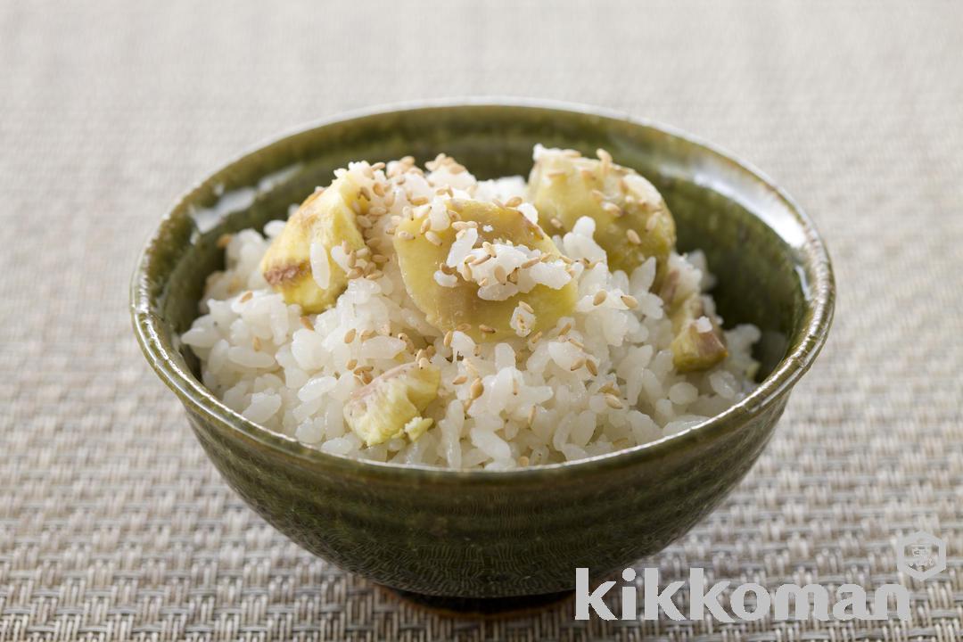 生栗でつくる栗ご飯