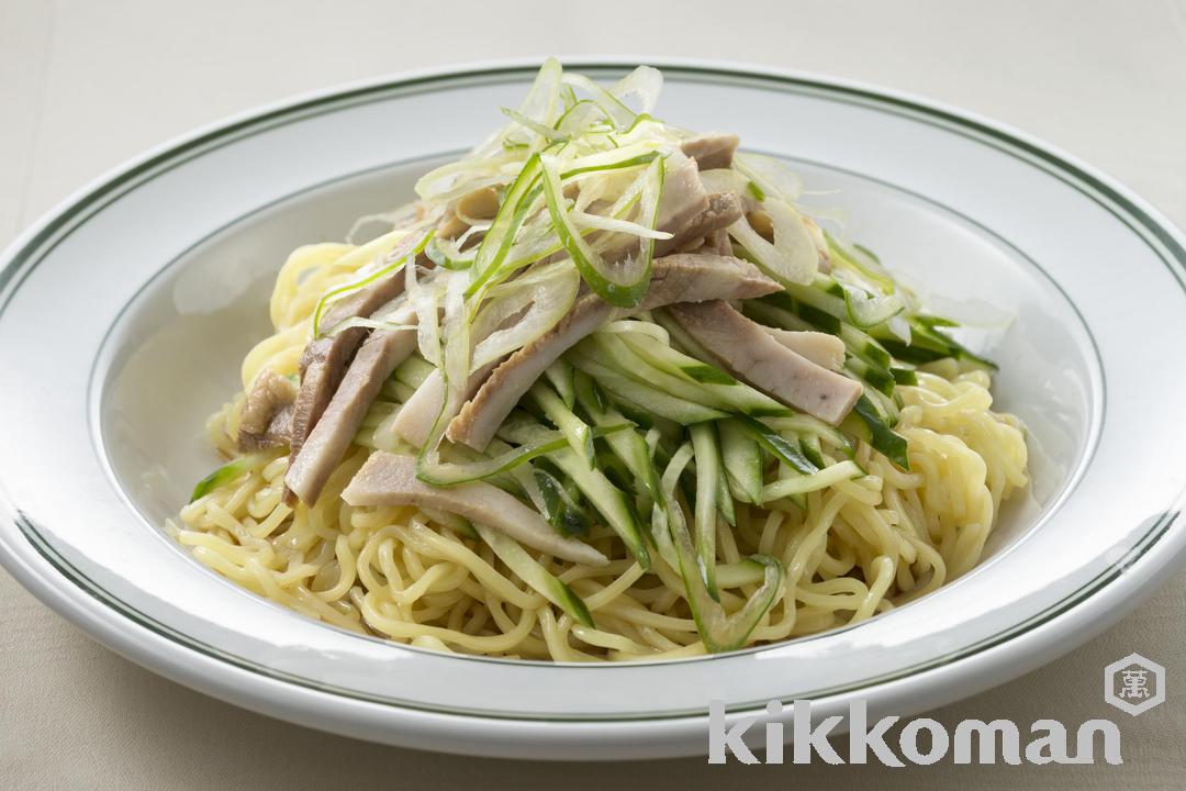 きゅうりとチャーシューの混ぜ麺