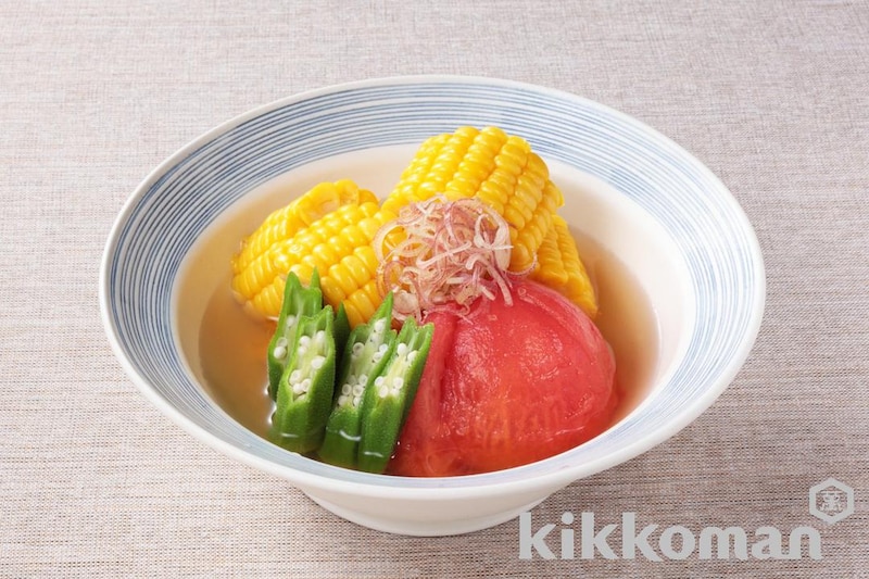 夏野菜のおひたし(賛否両論 笠原氏)