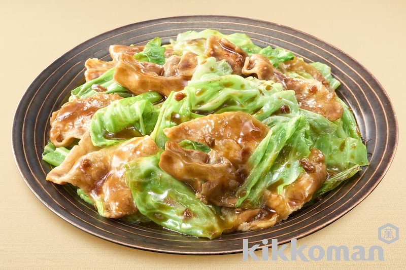 キャベツのガリバタ醤油炒め(うちのごはん使用)