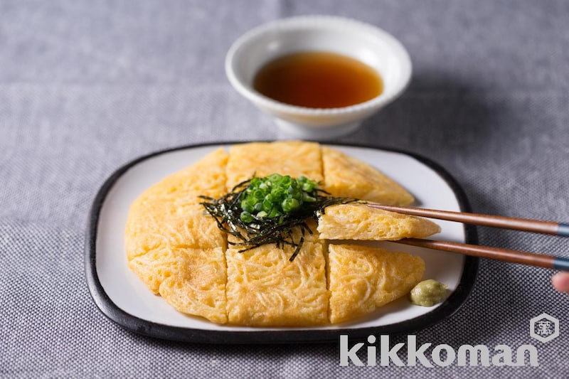 卵かけそうめん焼き(香る一番だしそうめんつゆ使用)