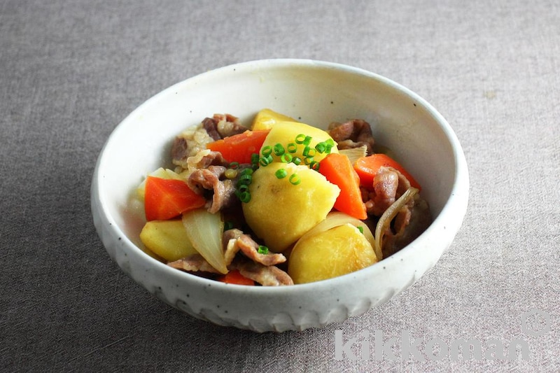 レンジで簡単!肉じゃが