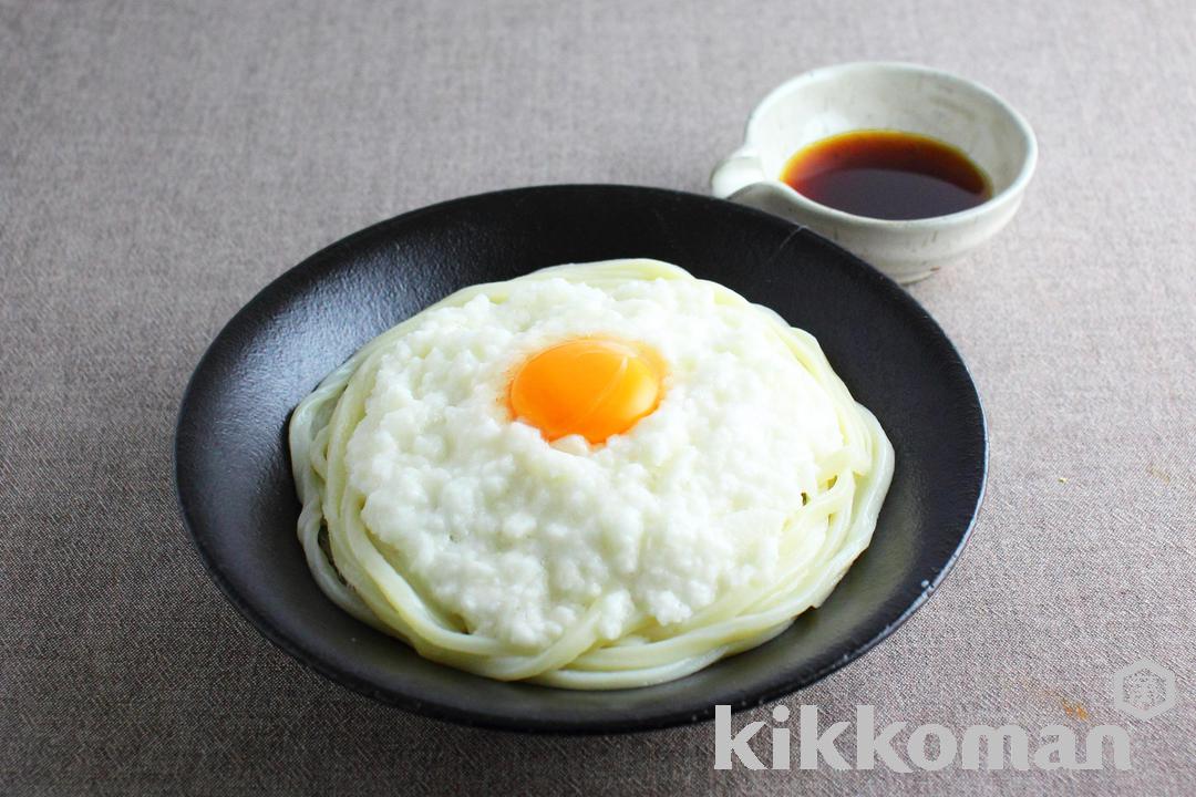 たたき長芋のONたまうどん