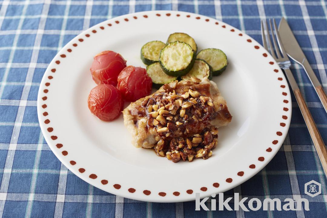 鶏むね肉のナッツてり焼き