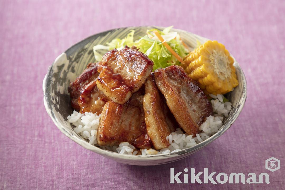 豚丼（わが家は焼肉屋さん使用）