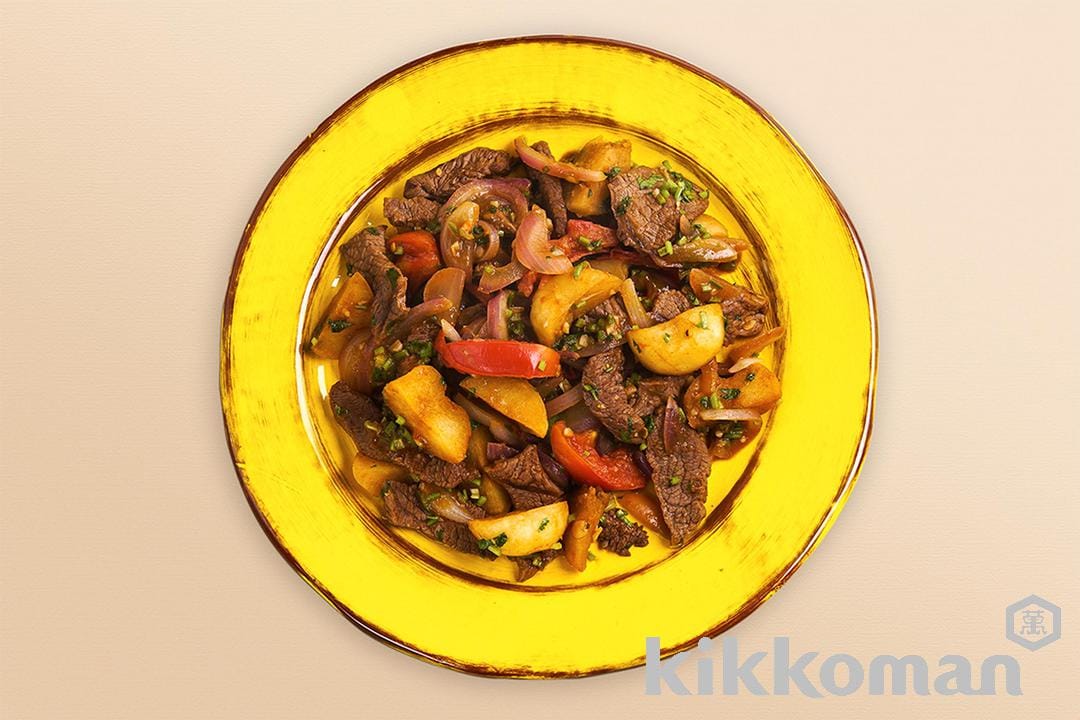牛肉と野菜の炒め物【ペルーの伝統料理をアレンジ】