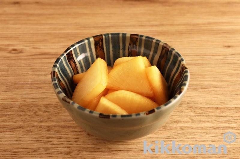 大根のしぼ生漬け【味つけは生しょうゆだけ】