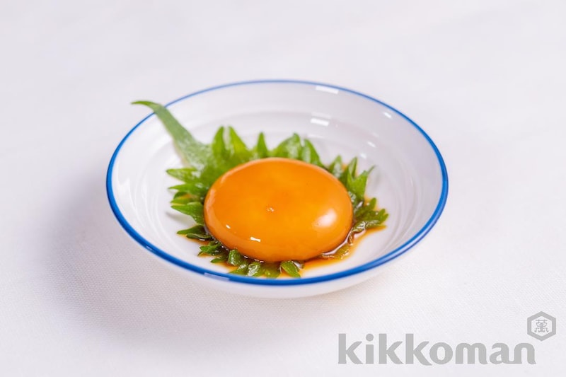 卵黄のしぼ生漬け【味つけは生しょうゆだけ】