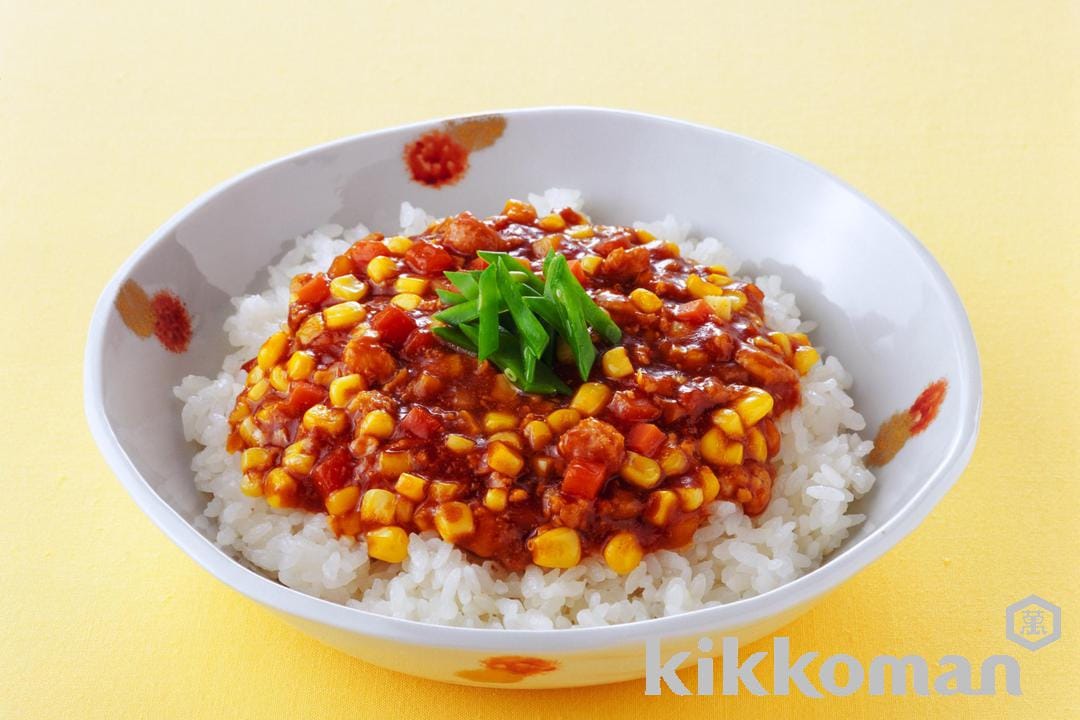 ジャージャー丼(うちのごはん使用)