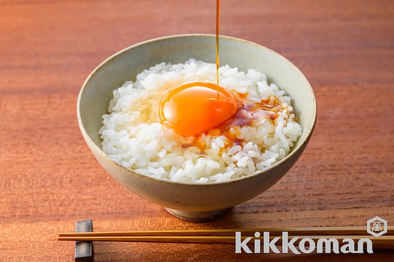 しぼ生で!卵かけご飯(しぼりたて生しょうゆ使用)