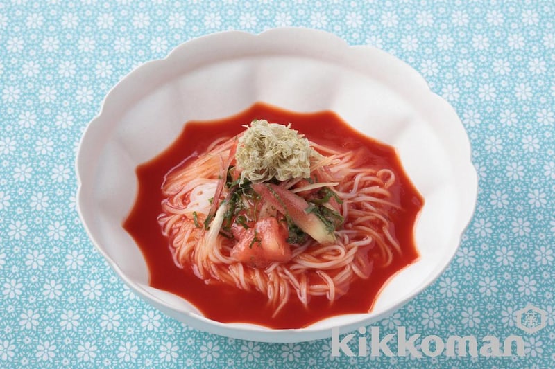 和食トマトそうめん(賛否両論 笠原氏)