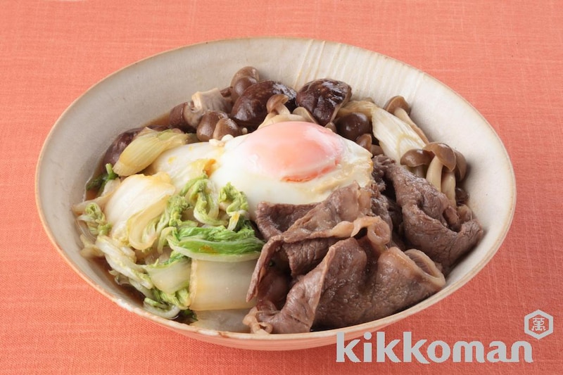 白菜のこく旨すき煮(こく旨リッチ特選丸大豆しょうゆ使用)