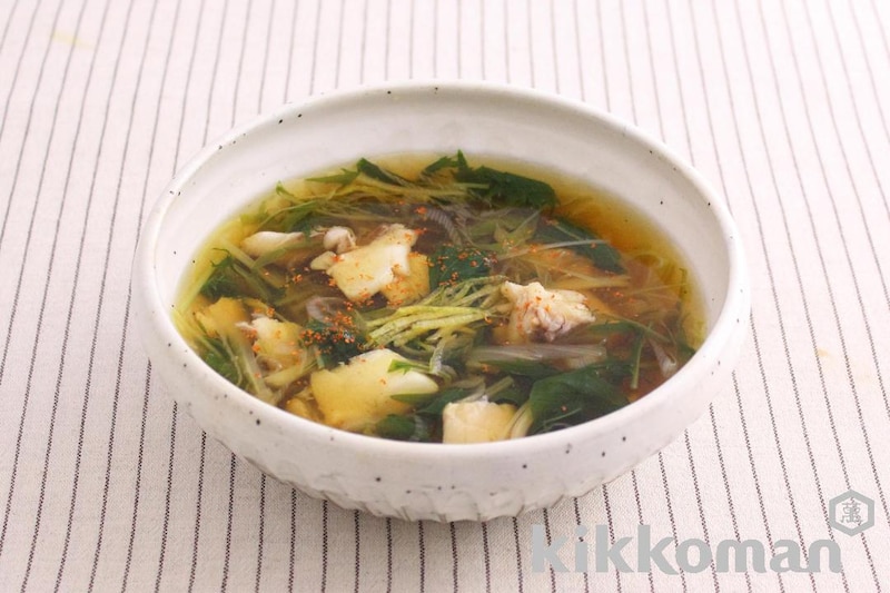 白菜と鱈のとろみ汁