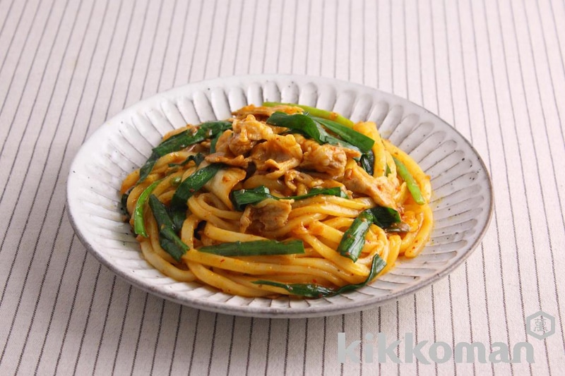 すきやきキムチのスタミナうどん