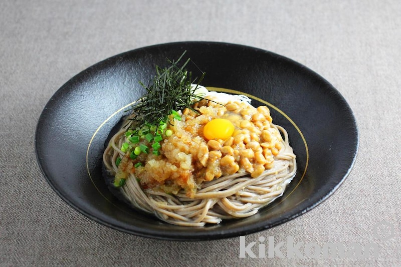 薬味たっぷり納豆おろしそば(具麺使用)