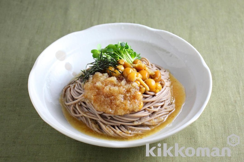 お手軽!なめこおろしそば(具麺使用)
