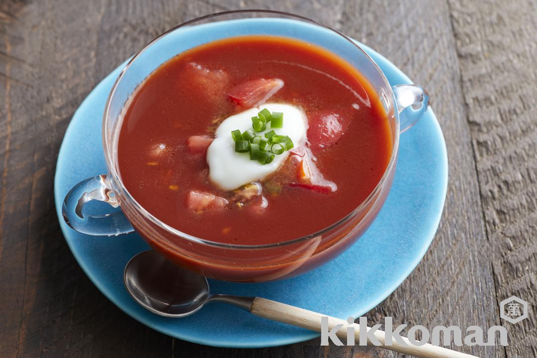 冷製ダブルトマトスープ