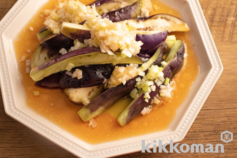 レンジで簡単!中華風蒸しなす